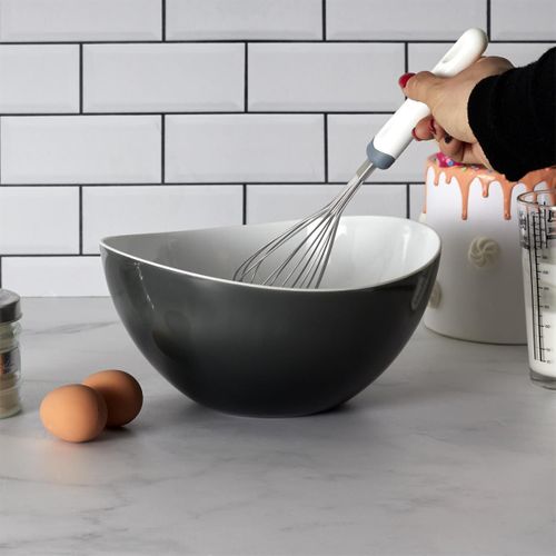 Fouet De Cuisine "pâtissier" 29cm Blanc et Gris