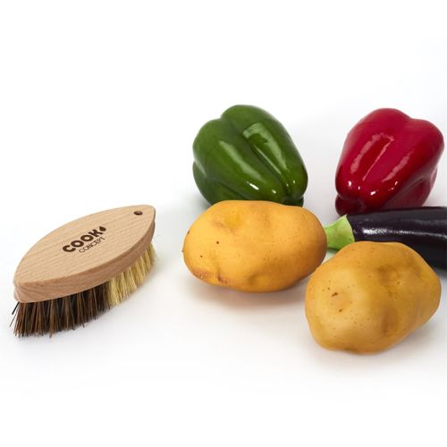 Brosse à Légumes En Bois "cook" 11cm Marron