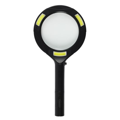 Loupe LED "grossissement" 24cm Noir