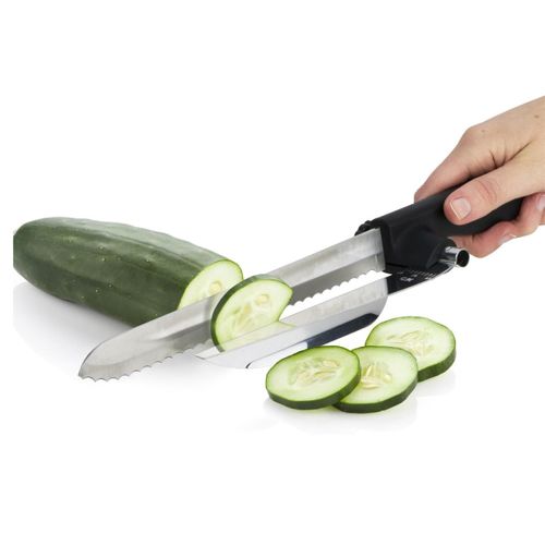 Couteau à Trancher "réglable" 32cm Noir