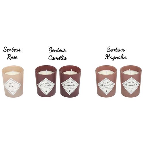 Coffret 5 Bougies Parfumées Nude