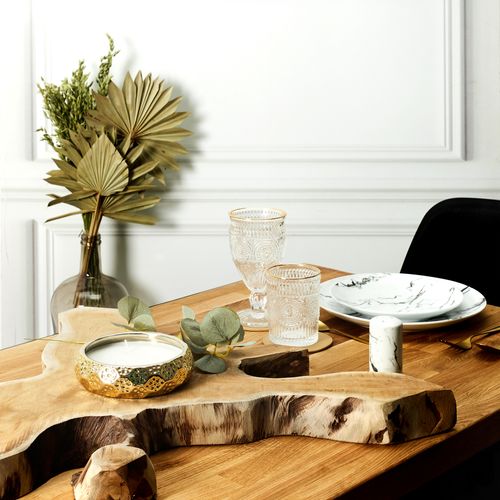 Bougie Parfumée En Céramique Or Du Temps 3 Mèches