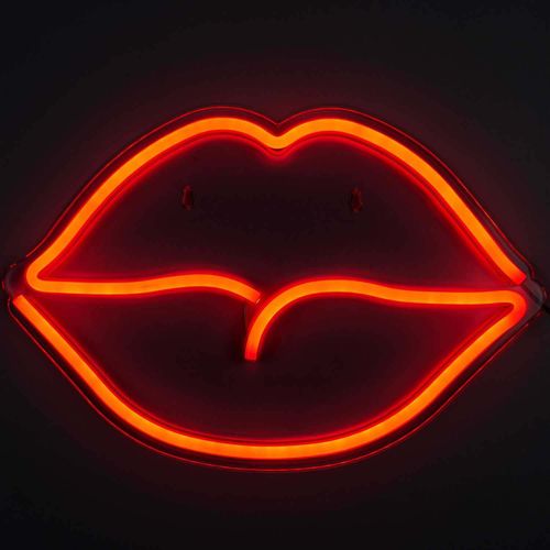 Lampe LED Effet Néon Bouche