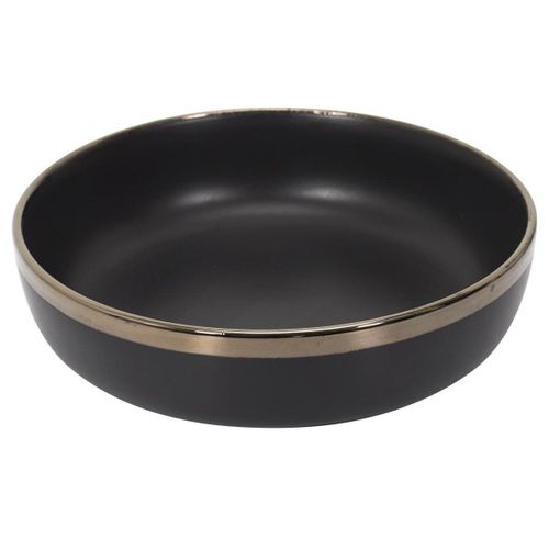 Lot De 6 Assiettes Creuses "moscou" 17cm Noir