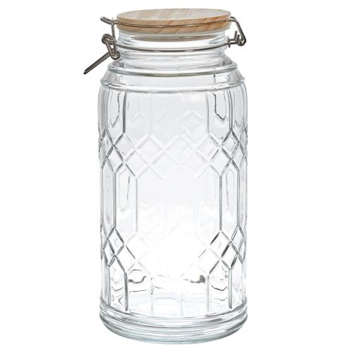 Bocal De Conservation "bambou" 2,7l Transparent