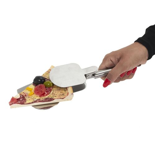 Coupe Pizza En Métal "4 En 1" 28cm Argent