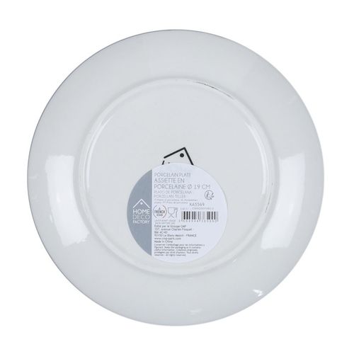 Lot De 6 Assiettes à Dessert "mandala" 19cm Bleu