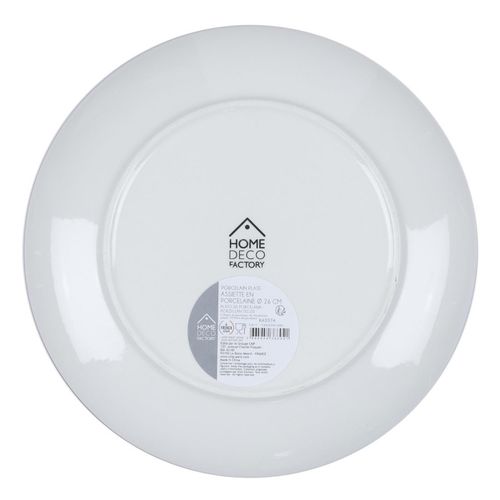 Lot De 6 Assiettes Plates "mandala" 26cm Orange