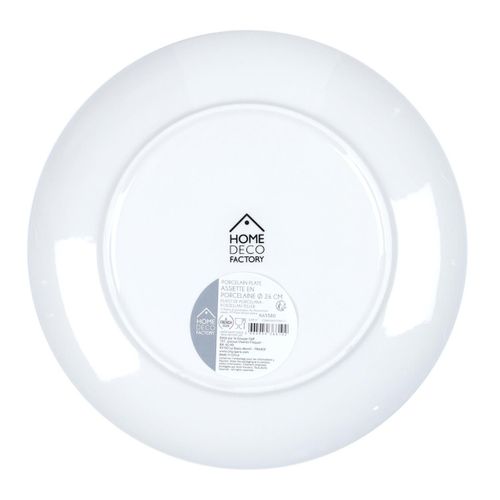 Lot De 6 Assiettes Plates "mandala" 26cm Vert