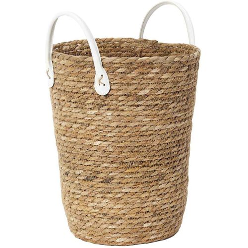 Paniers Tressés Anses En Polyuréthane (lot De 3)