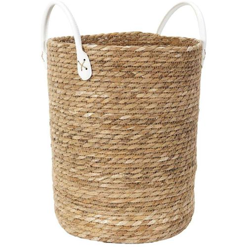 Paniers Tressés Anses En Polyuréthane (lot De 3)