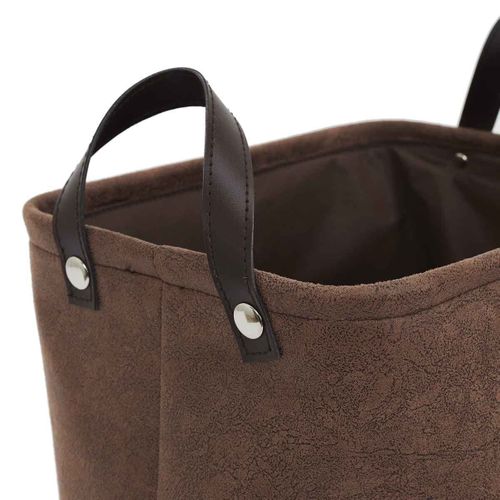 Lot De 3 Paniers De Rangement "avida" 36cm Marron