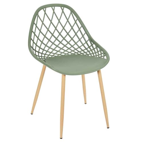Lot De 4 Chaises Design "malaga" 80cm Vert