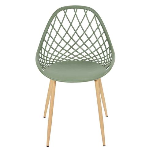 Lot De 4 Chaises Design "malaga" 80cm Vert