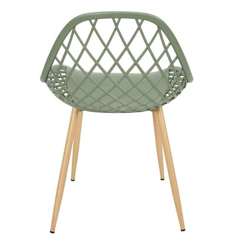 Lot De 4 Chaises Design "malaga" 80cm Vert
