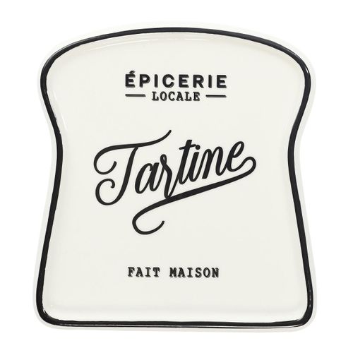 Lot De 6 Assiettes Pour Toast "brooklyn" 17cm Blanc