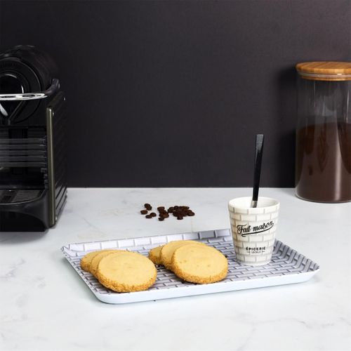 Lot De 6 Tasses à Café "brooklyn" 7cl Blanc