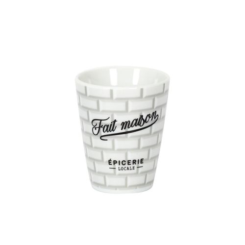 Lot De 6 Tasses à Café "brooklyn" 7cl Blanc