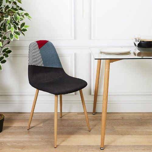 Lot De 2 Chaises Patchwork "first" 83cm Multicolore