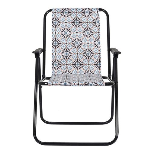 Lot De 2 Chaises Pliantes "patio" 73cm Noir