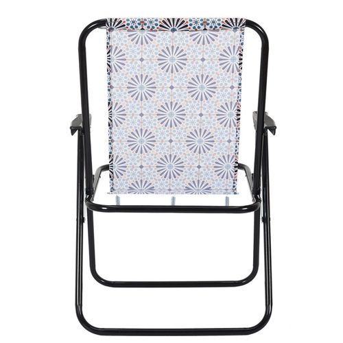 Lot De 2 Chaises Pliantes "patio" 73cm Noir