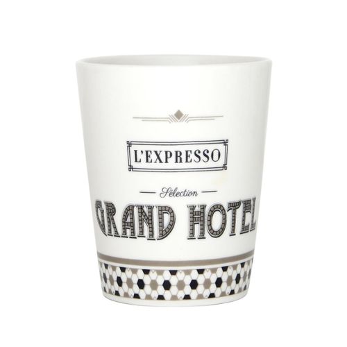Lot De 6 Tasses à Café "grand Hôtel" 7cl Blanc