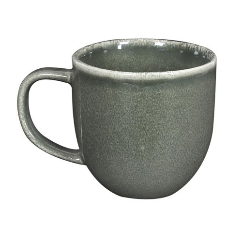 Lot De 6 Mugs En Céramique "black Forest" 30cl Vert