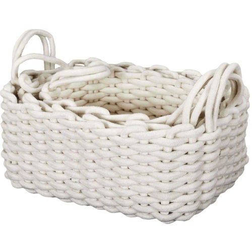 Set De 3 Paniers De Rangement Tricot