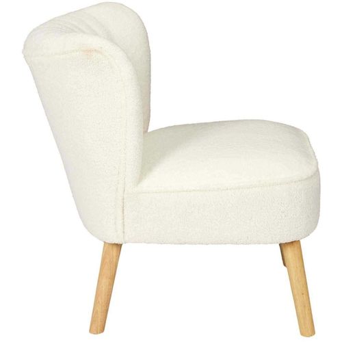 Fauteuil En Tissu Bouclette Erika
