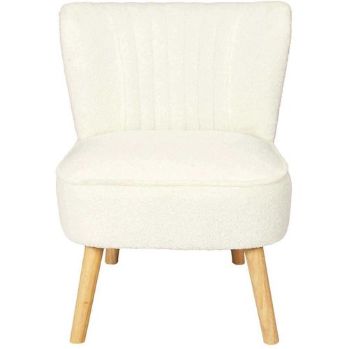 Fauteuil En Tissu Bouclette Erika