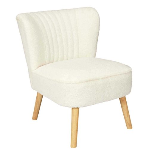 Fauteuil En Tissu Bouclette Erika