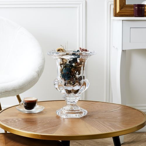 Bougie Parfumée Déco "vase Médicis" 800g Pivoine