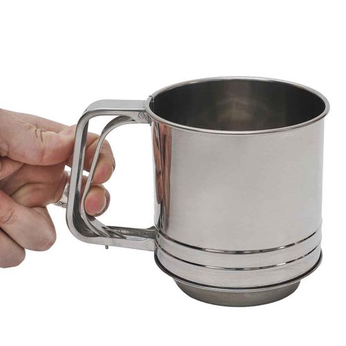 Tamis à Farine "inox" 11cm Argent