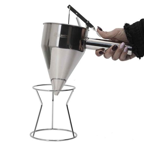 Verseur De Pâte à Piston "inox" 1,2l Argent