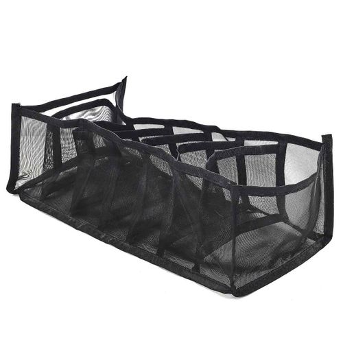 Rangement Vêtements "7 Compartiments" 36cm Noir