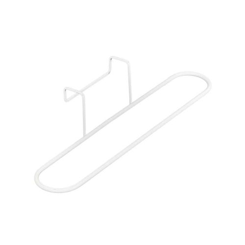 Porte-serviette En Métal "pour Porte" 27cm Blanc