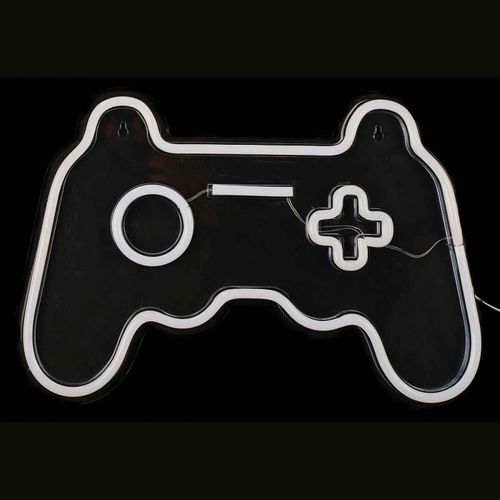 Lampe LED Effet Néon "manette" 41cm Multicolore