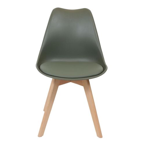 Lot De 4 Chaises Scandinave "skansen" 81cm Kaki