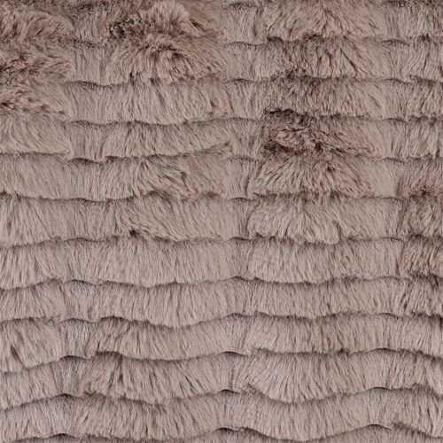 Plaid Imitation Fourrure "opulence" 120x150cm Taupe
