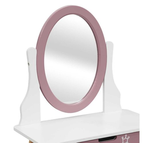 Coiffeuse Pour Enfants Monsieur Madame 55 X 30 X 97 Cm