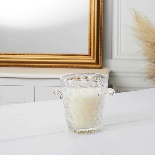 Bougie Parfumée Senteur Figue Seau Ciselé 13.7 Cm