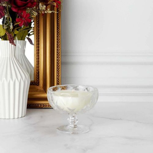Bougie Parfumée Senteur Iris Coupelle En Verre 12 Cm