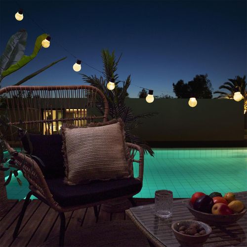 Guirlande Lumineuse LED "boules" 180cm Blanc