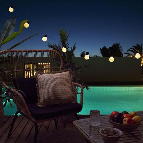 Guirlande Lumineuse LED "boules" 180cm Blanc