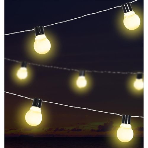 Guirlande Lumineuse LED "boules" 180cm Blanc