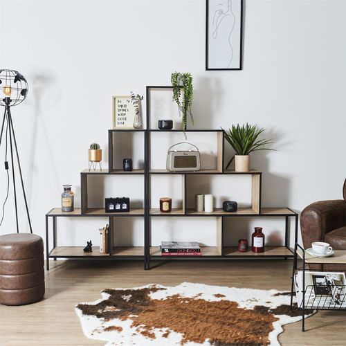 Etagère Escalier 6 Cases Métal Edison