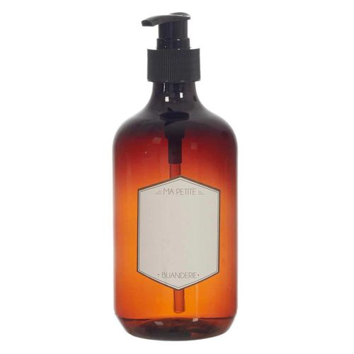 Distributeur De Savon "ma Petite Buanderie " 500ml Noir