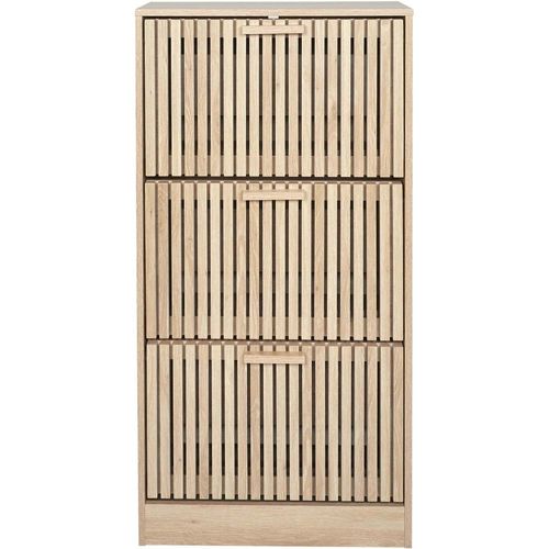 Meuble à Chaussures 3 Portes En Bois Klaus