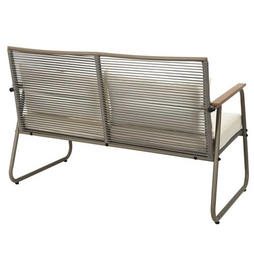 Salon De Jardin 4 Pièces "palma" 105cm Beige