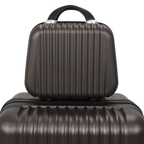 Lot De 4 Valises et Vanity "tokyo" 100l Chocolat